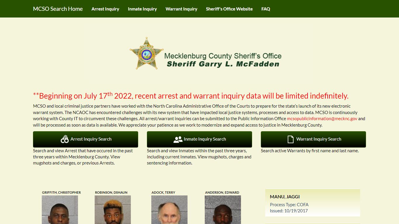 MCSO - mecknc.gov